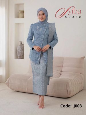 One Set Kebaya Janggan - Denim J003