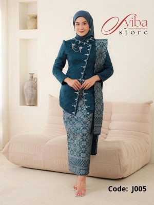 One Set Kebaya Janggan - Emerald J005