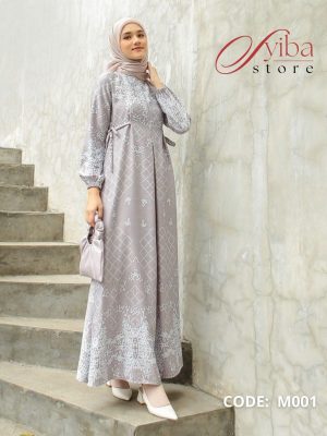 gamis malika grey