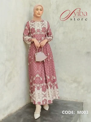 gamis malika paleviolet