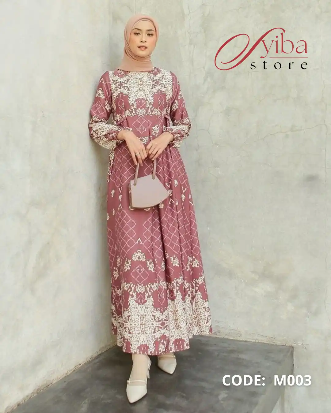 gamis malika paleviolet
